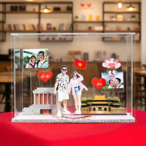 Standee In Theo Yêu Cầu - Mô Hình Lắp Ghép 3D, Kỷ Niệm Sinh Nhật, Quà Tặng Cặp Đôi (Tặng Hộp+ Túi) - W002