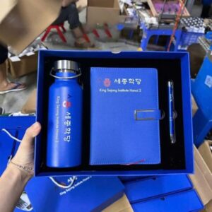 Set Sổ Bình Bút In Logo Doanh Nghiệp Sang Trọng