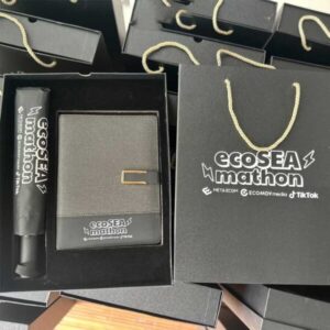 Set Sổ Ô In Logo Thương Hiệu Quà Tặng Khách Hàng