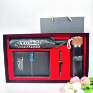 Set Ô Bình Sổ Bút In Logo Doanh Nghiệp