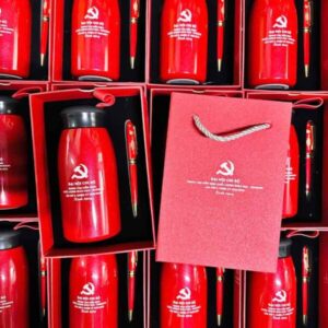 Set Bình Bút In Theo Yêu Cầu Quà Tặng Đối Tác