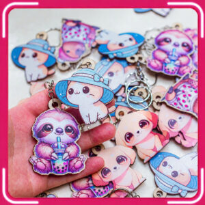 Móc Khóa Cute - Móc khóa hình thú cưng xinh xắn - W045